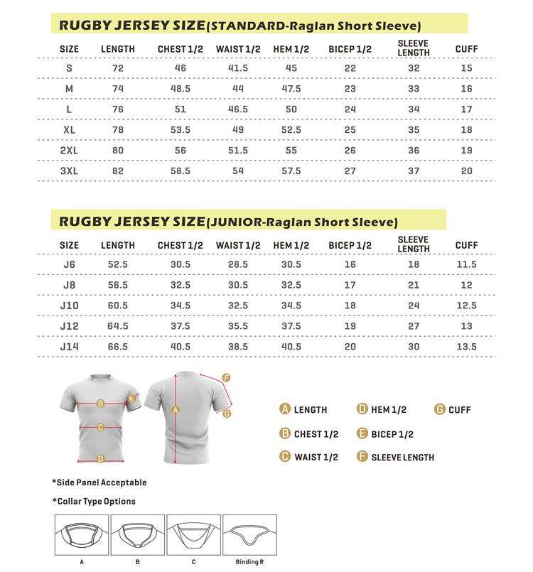 men's rugby jersey Rugby-Trikot für Herren